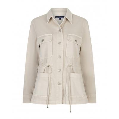 Red Button - Beige | unisex | Spijkerjas | Beige | XXL | regular | Kamst mode