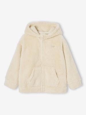Cocooning vestje voor meisjes Nacht ecru
