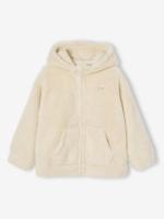 Cocooning vestje voor meisjes Nacht ecru