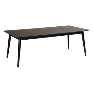 Yolo eettafel 220x100 Danform zwart essen