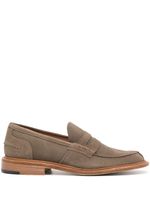 Tricker's mocassins en daim - Marron