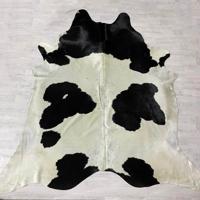 Koeienhuid zwart creme 270x255cm