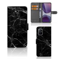 OnePlus 8T | Bookcase | Marmer Zwart - Origineel Cadeau Vader