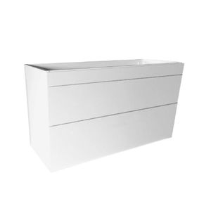 Best Design Onderkast Beauty Greeploos 100 cm Glanzend Wit