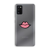 Kusje: Samsung Galaxy A41 Transparant Hoesje