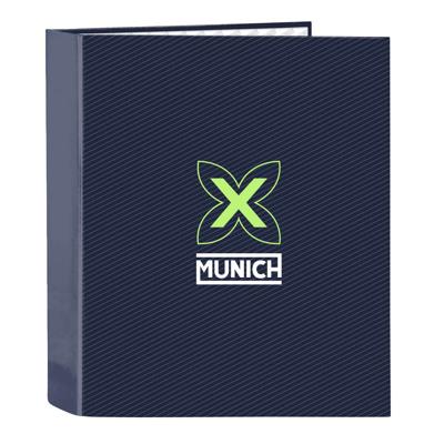 Ringmap Munich Blue indigo Blauw A4 27 x 33 x 6 cm