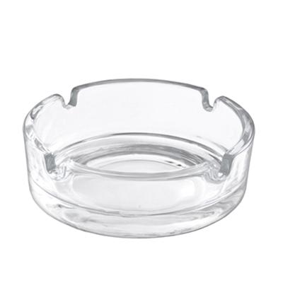 Alessandro Asbak - rond - glas - 3x stuks - 11 cm - binnen/buiten - asbakken