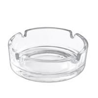 Alessandro Asbak - rond - glas - 3x stuks - 11 cm - binnen/buiten - asbakken