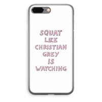 Christian Grey: iPhone 8 Plus Transparant Hoesje