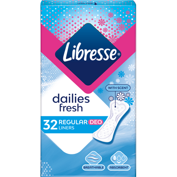 Libresse Normal Deo Fresh Inlegkruisjes 32 Stuks bij Jumbo