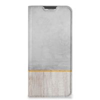 OPPO A54s | A16 | A16s Book Wallet Case Wood Concrete