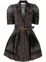 ZIMMERMANN robe Matchmakerà motif cachemire - Noir - thumbnail