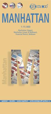 Stadsplattegrond Manhattan (New York City) | Borch Stadsplattegrond Manhattan (New York City) | Borch