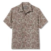 Royal Robbins Comino Leaf S/S Heren Shirt Heirlm Rose Roble Pt XL