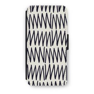 Marrakech Zigzag: iPhone 8 Flip Hoesje