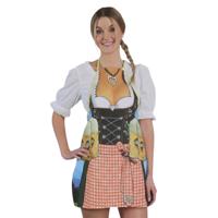 Keukenschort Oktoberfest Heidi - voor dames - verkleedkleding