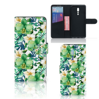 OPPO Reno Z Hoesje Orchidee Groen - thumbnail