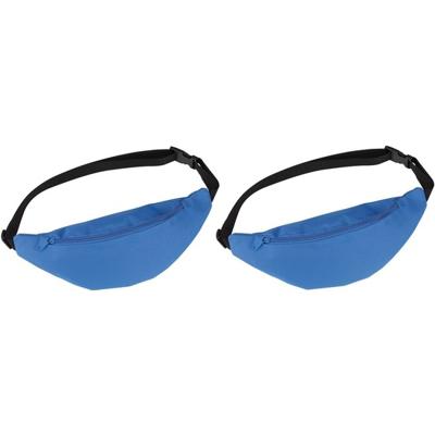 Heuptasje/buideltasje - 2x - blauw - 35 x 15 cm - Festival tasjes outdoor - Fanny pack