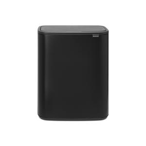 Brabantia Bo Touch Bin afvalemmer 60 liter met kunststof binnenemmer - Matt Black