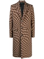 AMIRI Jas met monogram jacquard en enkele rij knopen - Bruin - thumbnail