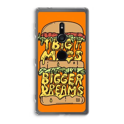 Big Macs Bigger Dreams: Sony Xperia XZ2 Transparant Hoesje