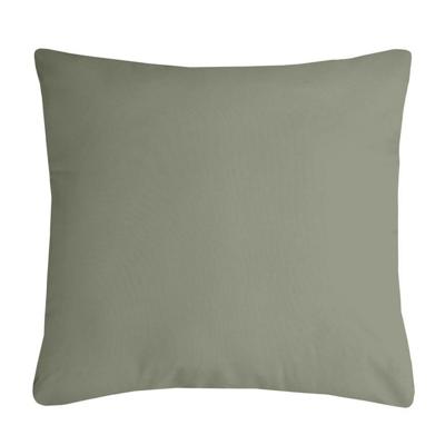 Stof Textile sierkussen Nelson - groen - 40 x 40 cm - bank kussens - polyester