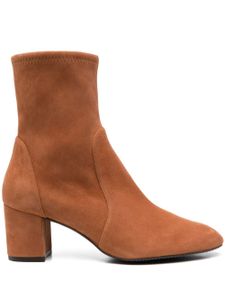 Stuart Weitzman bottines Yuliana 70 mm - Marron