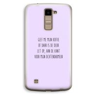 Ochtendhumeur: LG K10 (2016) Transparant Hoesje