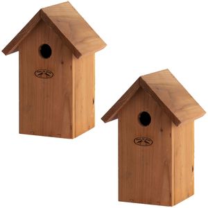 2x Vogelhuisjes/nestkastjes pimpelmees / pimpelmeesjes 25.7 cm