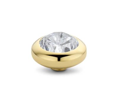 Melano Vivid Basic CZ Steentje Crystal Goud | 5 mm