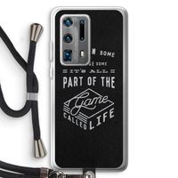 Life: Huawei P40 Pro Plus Transparant Hoesje met koord