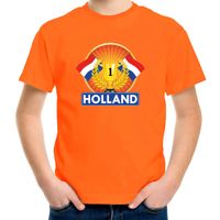 Oranje Holland supporter kampioen shirt kinderen - thumbnail