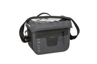 New looxs varo stuurtas - waterdicht nylon - grijs - fiets