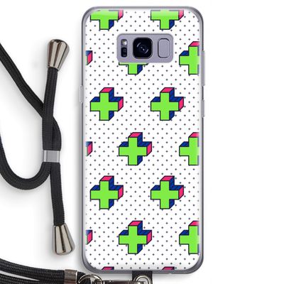 8-bit N°10: Samsung Galaxy S8 Transparant Hoesje met koord