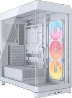 PC-behuizing - CORSAIR - FRAME 4500X LX-R RGB gehard glas mid-tower - 2 radiatoren - Wit