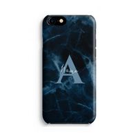 Midnight Marble: Volledig geprint iPhone SE 2020 Hoesje