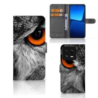 Xiaomi 13 Pro | Telefoonhoesje | Met pasjeshouder | Uil
