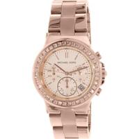 Michael Kors Dames MK5586 &apos;Dylan&apos; kristal Rosekleurig roestvrij stalen horloge