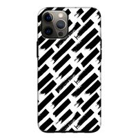 Zwarte vegen: iPhone 12 Pro Tough Case