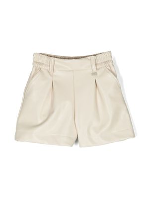 Monnalisa short en coton - Tons neutres