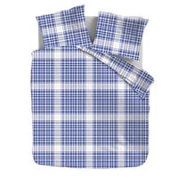 Dekbedovertrek Katoen Flanel Squares Strepen 240x200 Cm Anti Allergie & Anti Huisstofmijt & Verwarmend Zydante - Dekbed-Discounter.nl