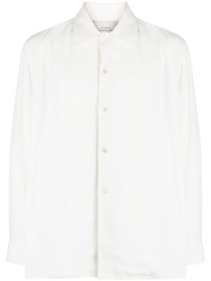 Studio Nicholson chemise à col pointu - Blanc