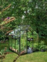 Qube 66 zwart gecoat veiligheidsglas 3 mm - Royal well