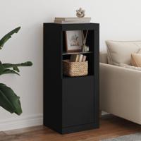Dressoir met LED-verlichting 41x37x100 cm zwart