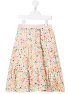 Aigner Kids jupe trapèze à fleurs - Multicolore