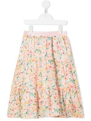 Aigner Kids jupe trapèze à fleurs - Multicolore
