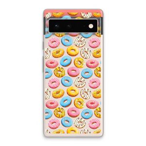 Pink donuts: Google Pixel 6 Transparant Hoesje