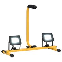 VidaXL Spotlight met handvat led 2x10 w koudwit