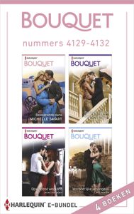 Bouquet e-bundel nummers 4129 - 4132 - Michelle Smart, Chantelle Shaw, Jackie Ashenden, Jane Porter, Ineke Vlug - ebook