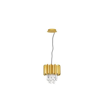 Lyora HanglampMagnolia goud en kristal Ø 25cm - 9824071